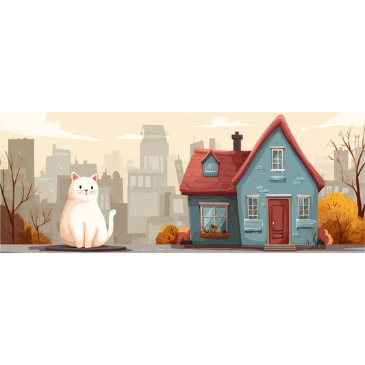 Mug Chat "A CAT IN THE STREET" - Blanc - French Bazar - 8572925_1320