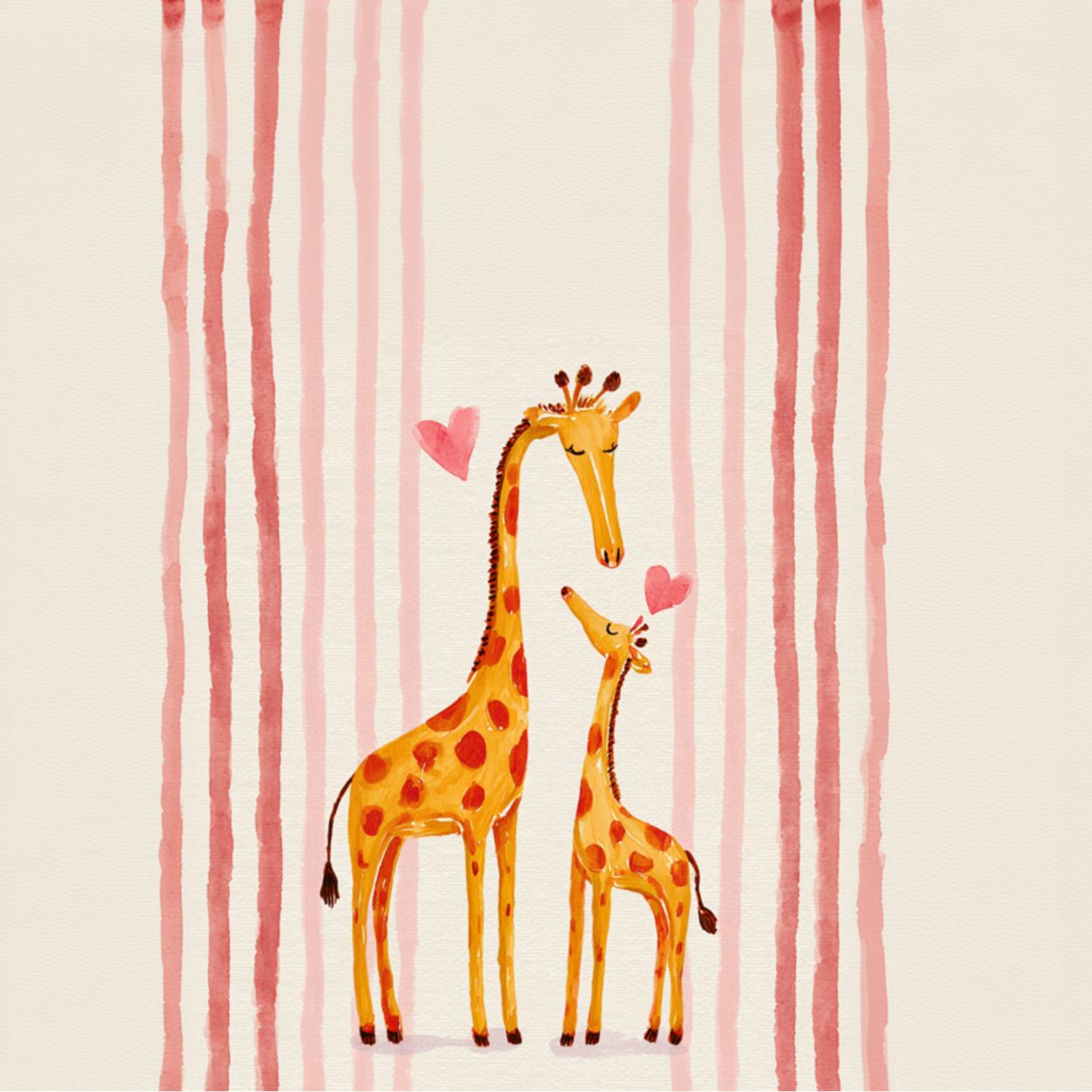 Sac Shopping Léger "AMOUR GIRAFE" - French Bazar - 8744915_22801