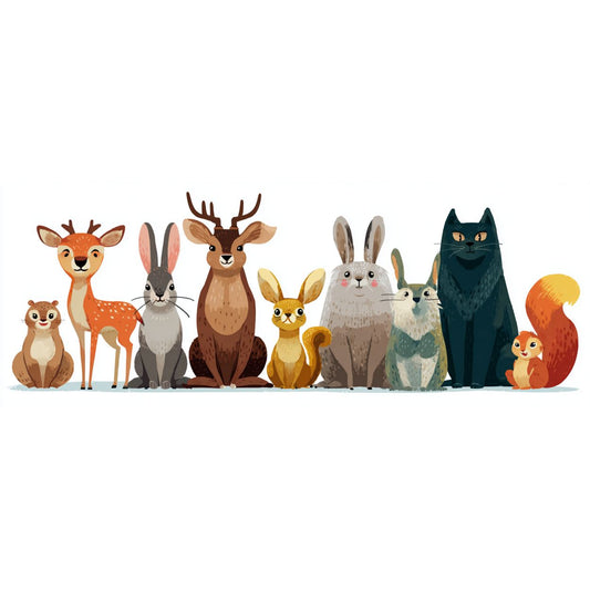 Mug Enfants "ANIMAUX DE LA FORĂT" - Blanc - French Bazar - 9005870_1320