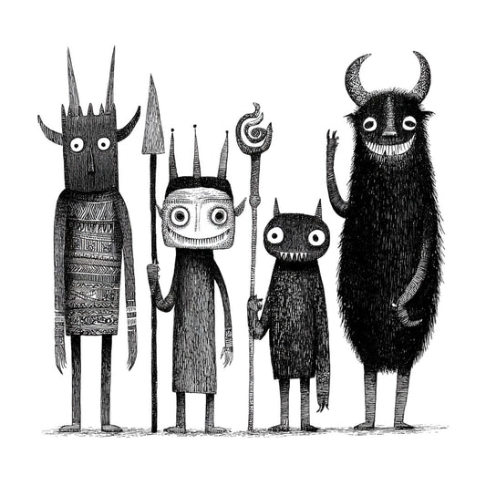 Tote Bag Shopping "ART BRUT" - French Bazar - 9772584_4533