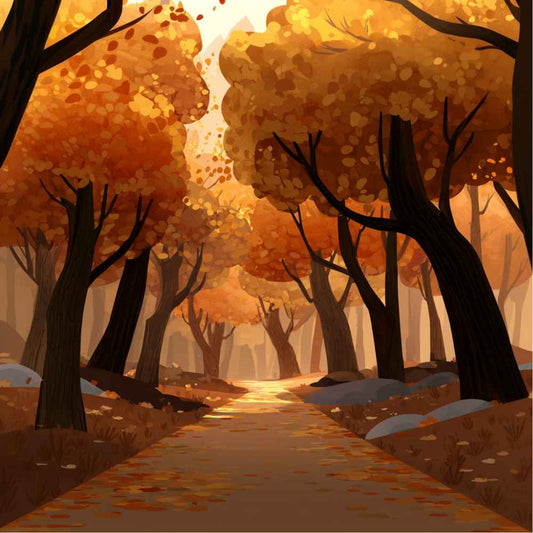 Tote Bag Shopping "AUTUMN ALLEY"