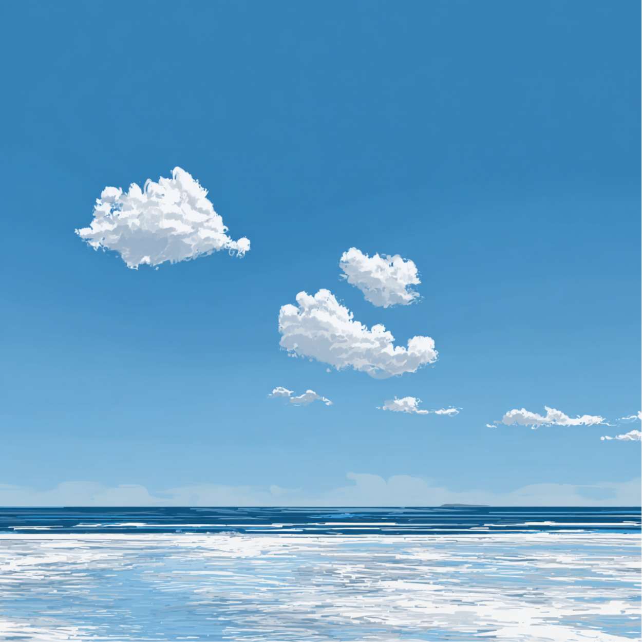 Sac Shopping Léger "BLUE SKY"