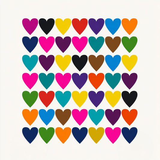 Tote Bag Shopping "COEURS COLORĂS" - French Bazar - 4234572_4533