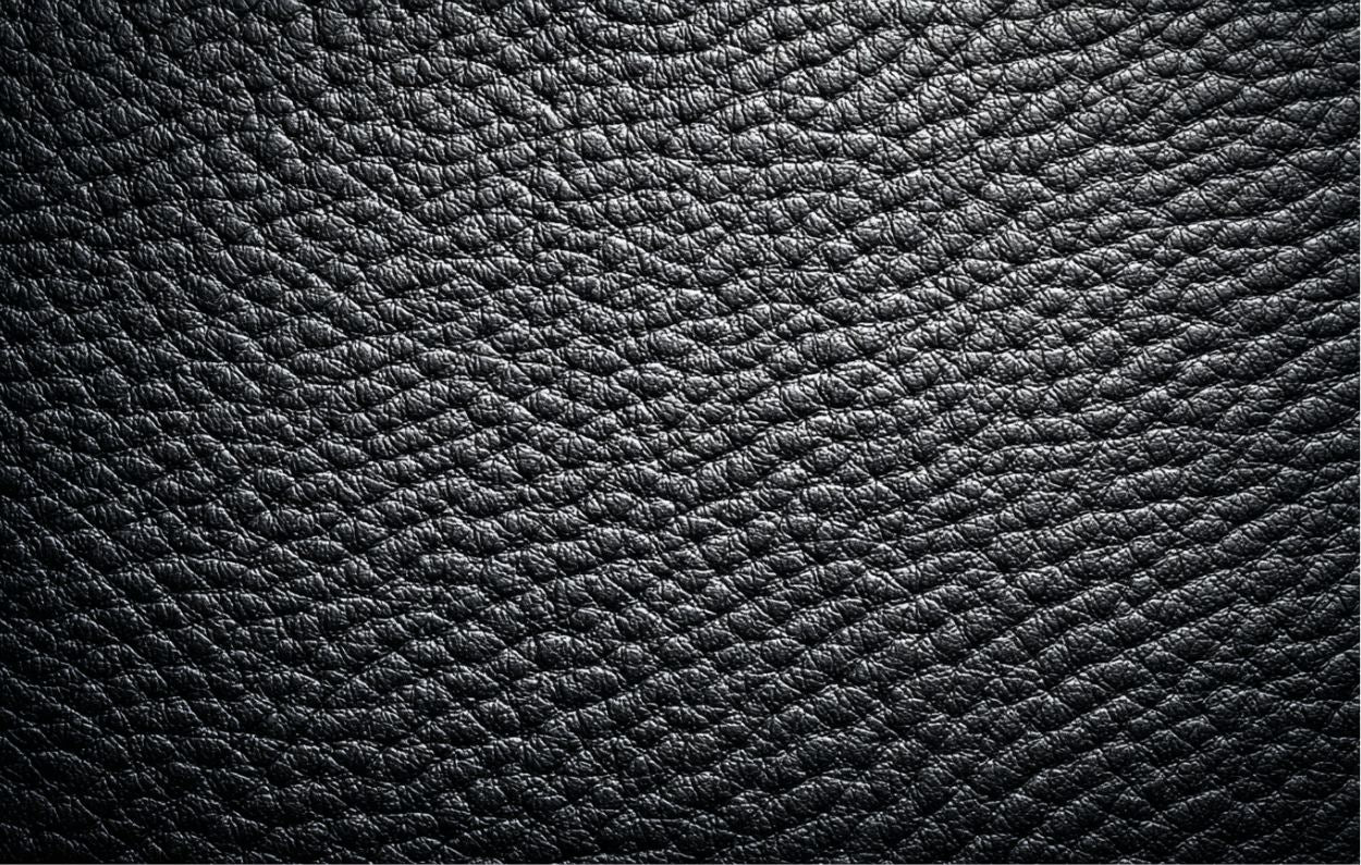 Bouteille isotherme "CUIR NOIR" - 500ml - Noir ou Blanc