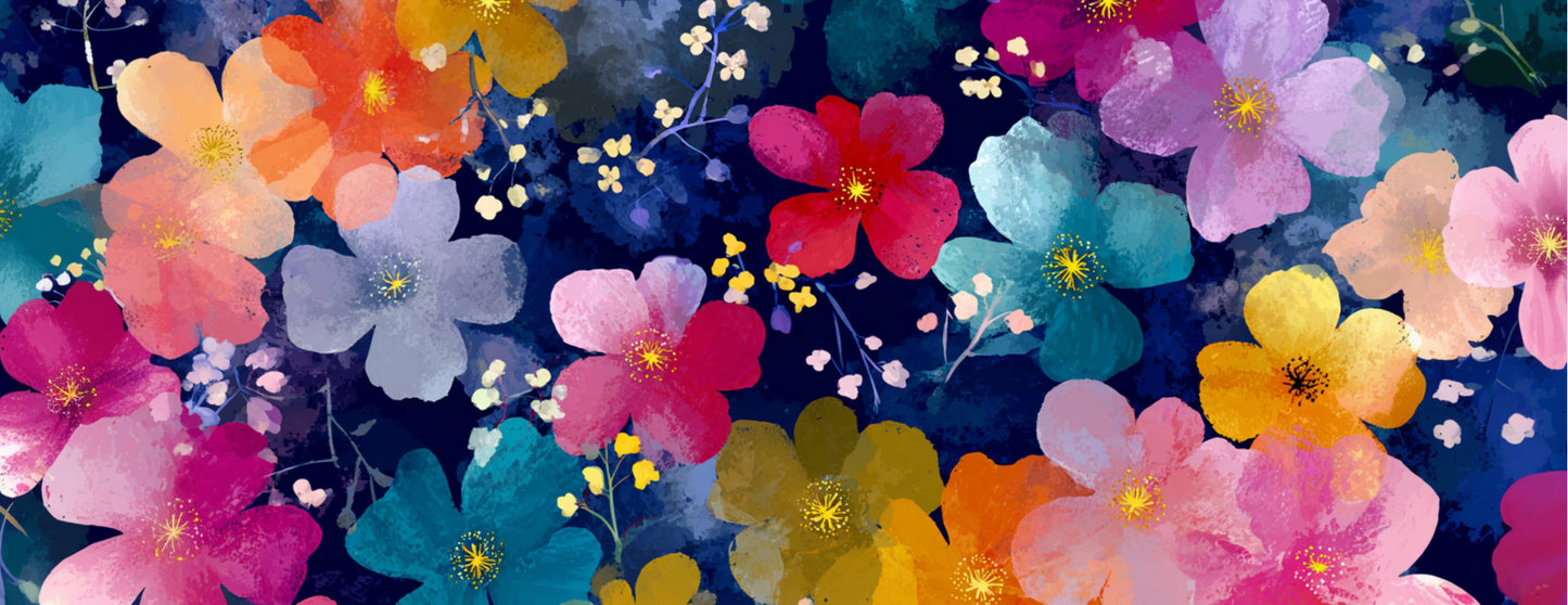 Mug Design "FLEURS" - Blanc