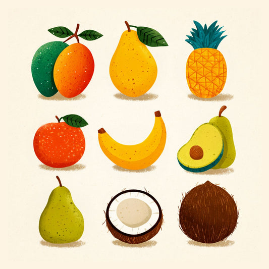 Tote Bag Shopping "FRUITS" - French Bazar - 2285188_4533