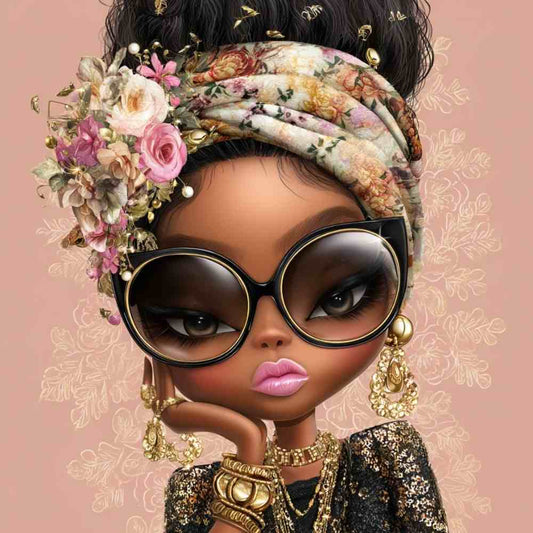 Tote Bag Bio "GIRLY" - Beige