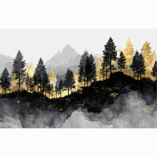 Bouteille isotherme "GOLDEN FOREST" - 500ml - Blanc