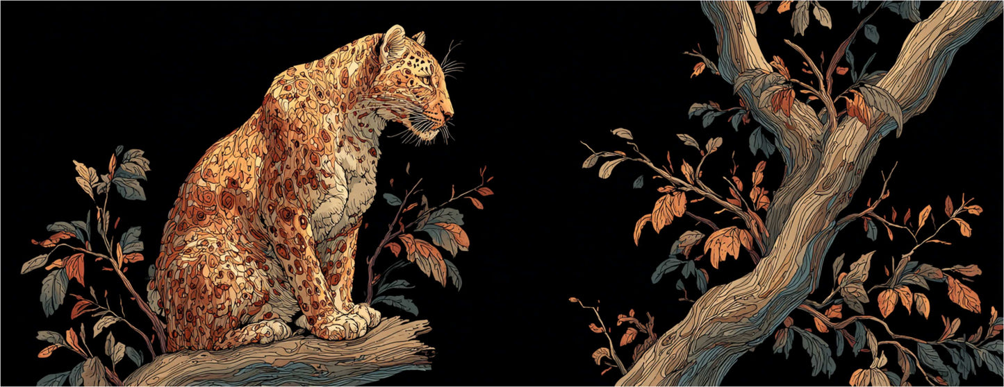 Mug Animal "PANTHERE" - Noir