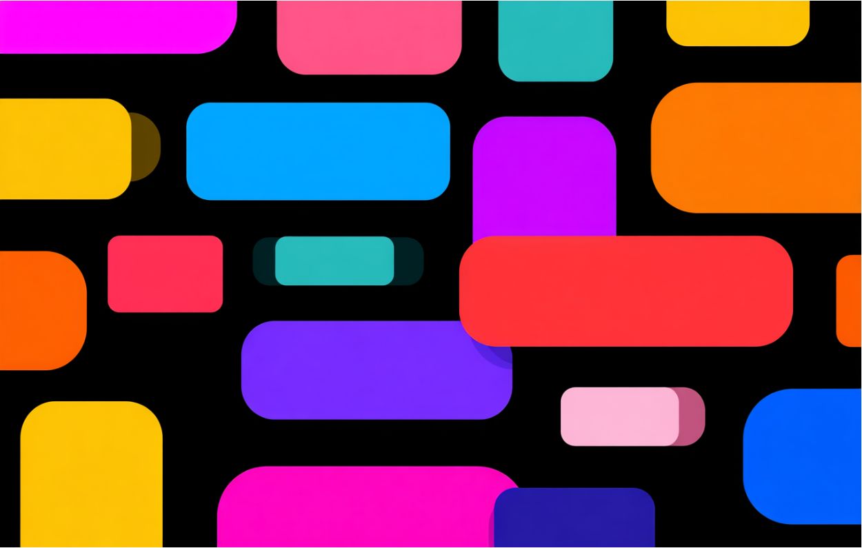 Bouteille isotherme "PAVÉS COLORÉS" - 500ml - Noir