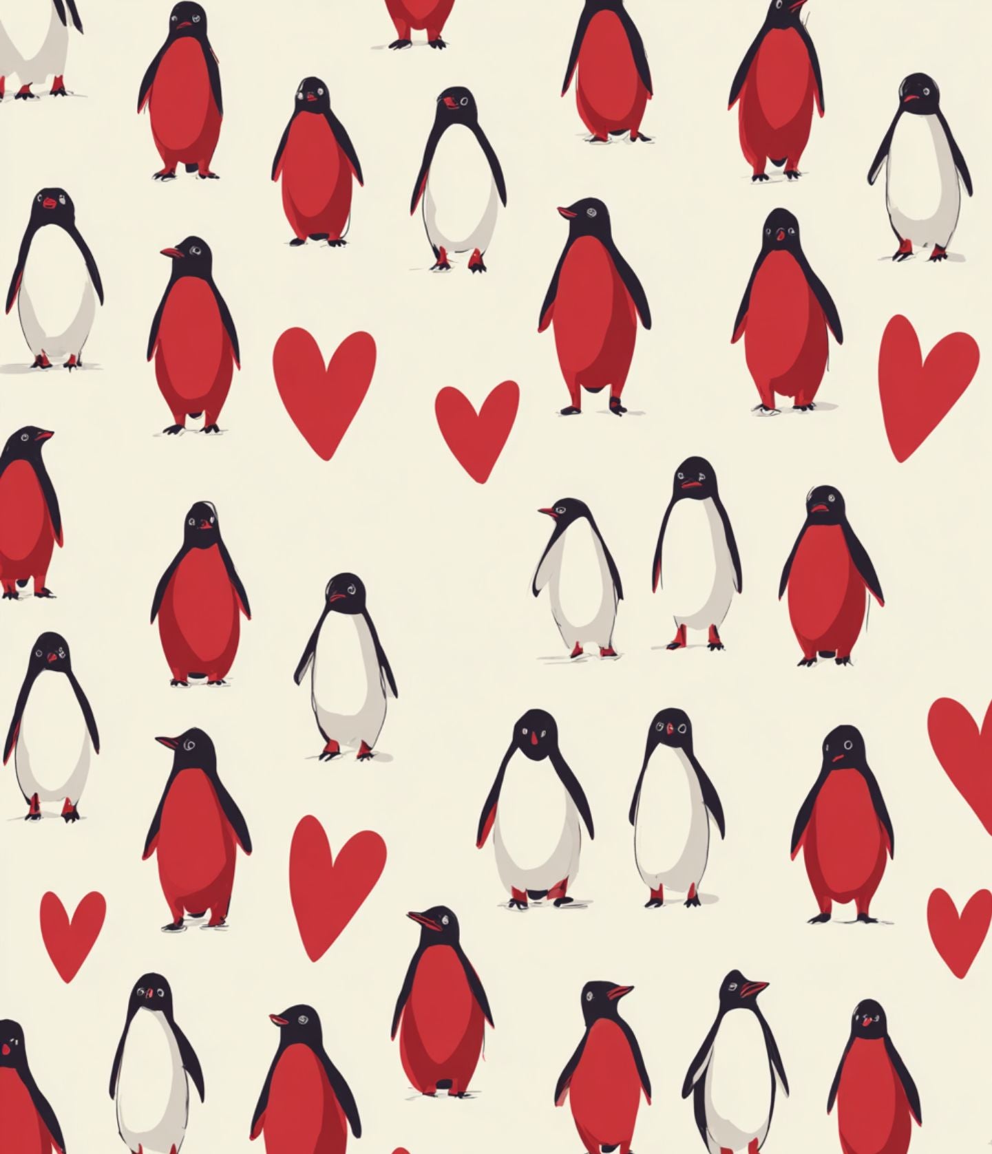 Sac Shopping Léger "PENGUINS IN LOVE" - French Bazar - 6778124_22801