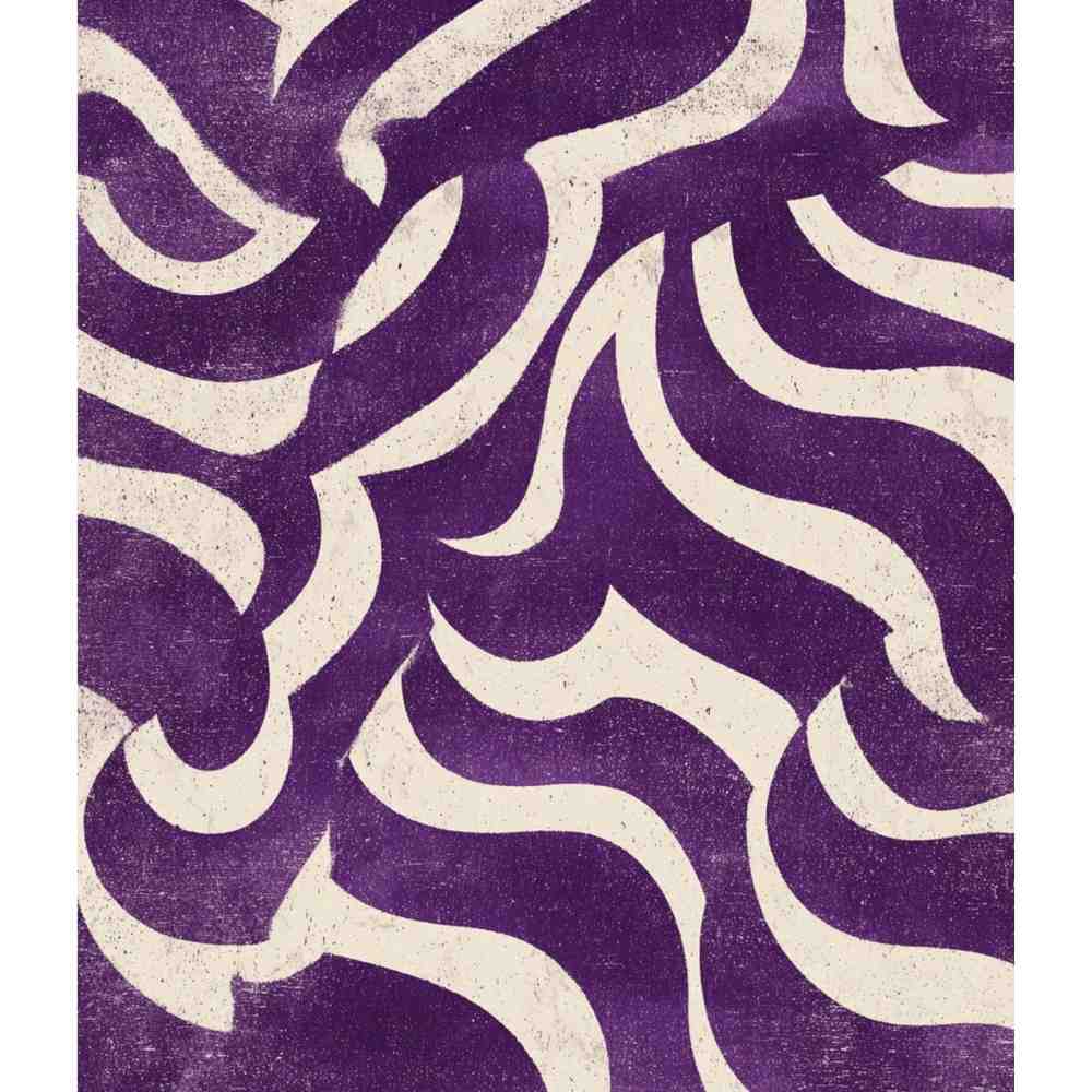 Sac Shopping Léger "PURPLE WAVES"