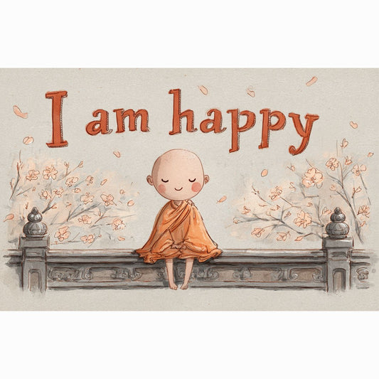 Bouteille isotherme XL avec paille "ZEN AND HAPPY" - 950ml - French Bazar - 4047070_20175