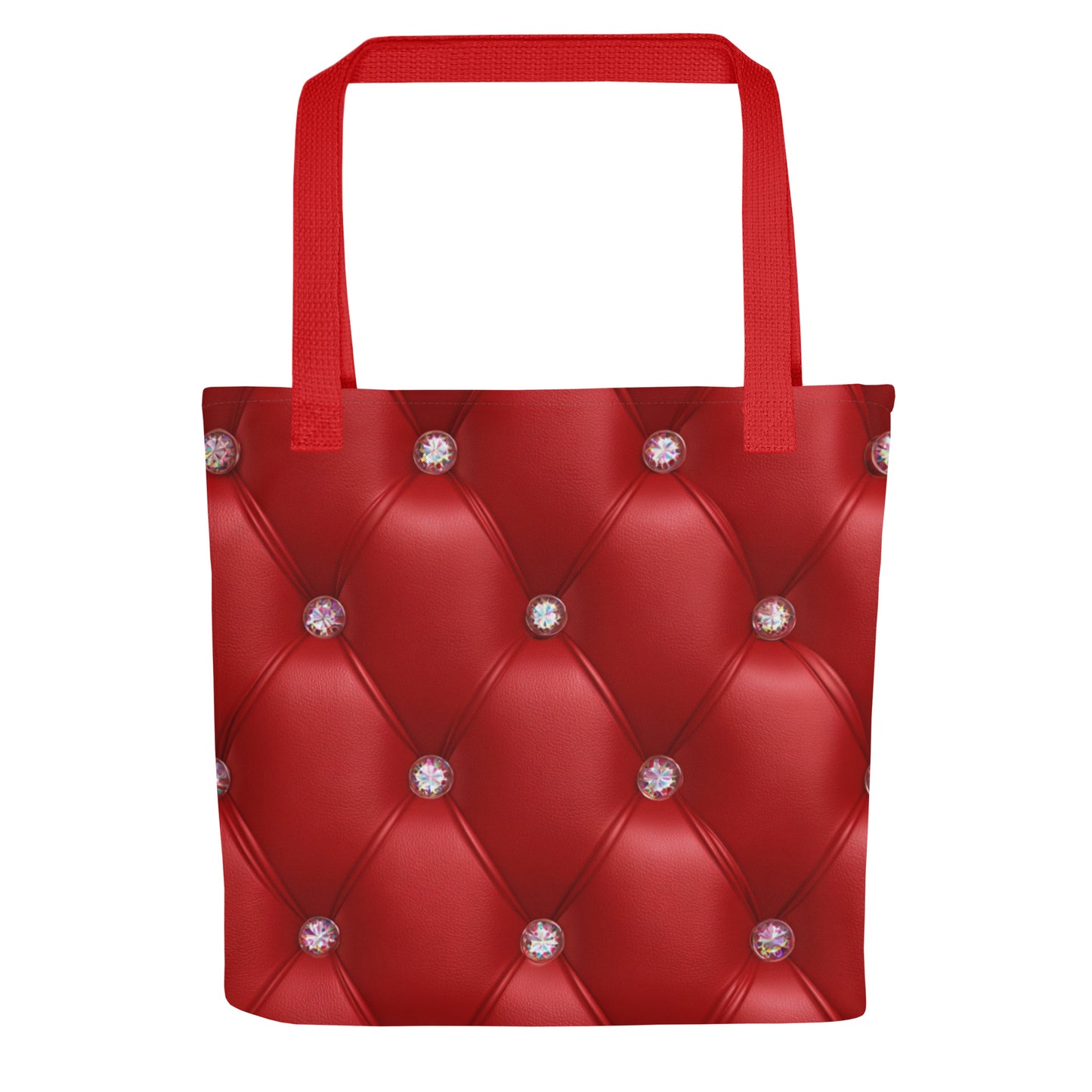 Tote Bag Shopping "STYLE MATELASSÉ ROUGE" - French Bazar - 4139678_4533