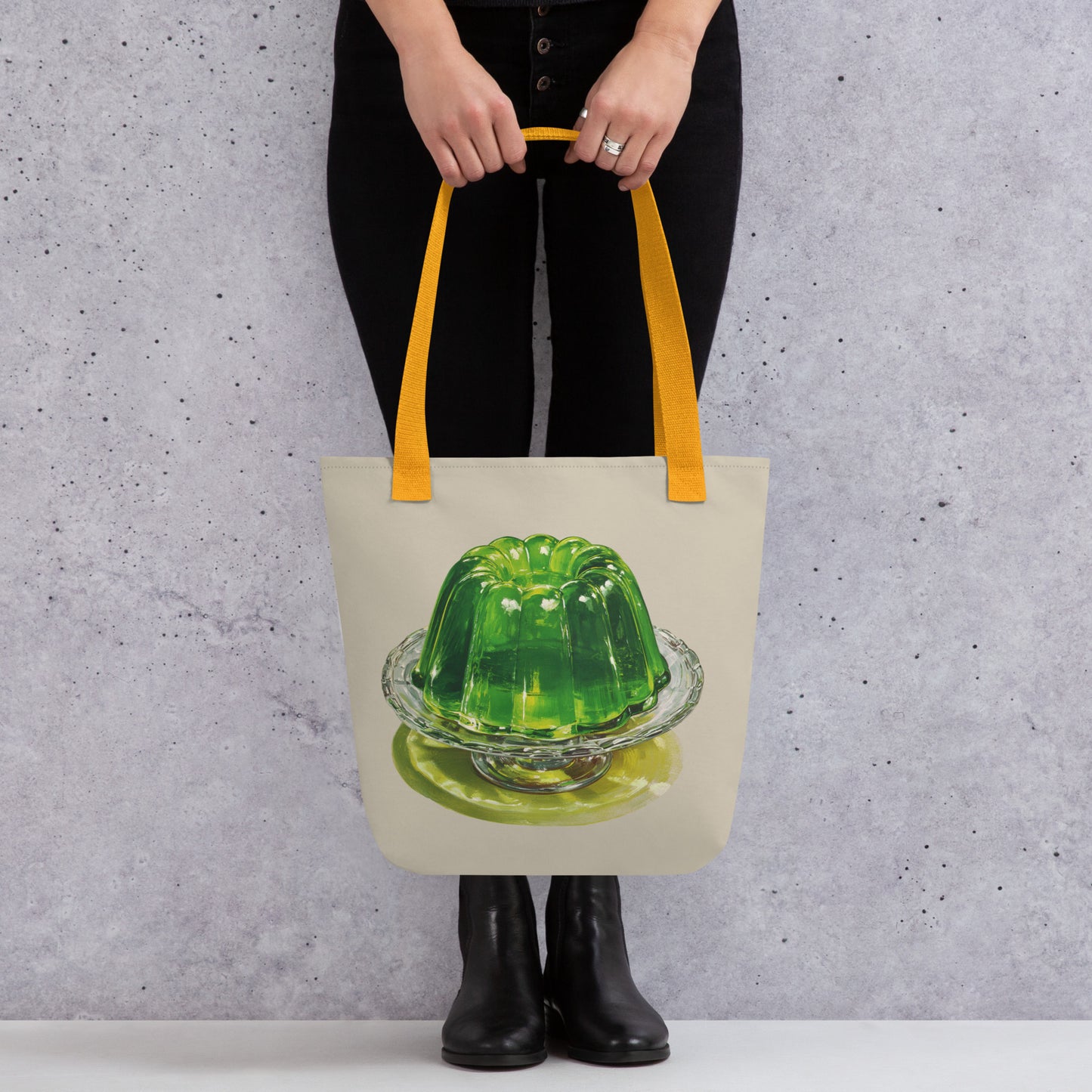 Tote Bag Shopping "GREEN JELLY CAKE"