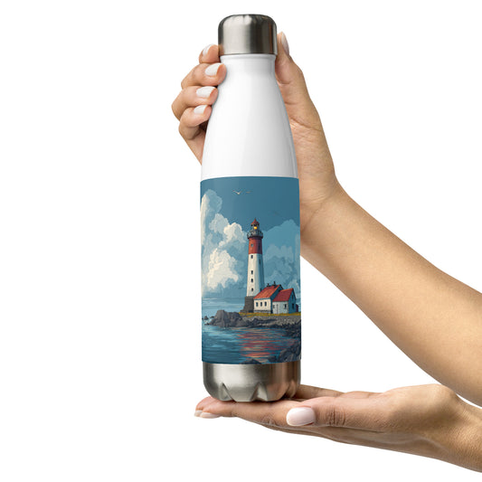 Bouteille isotherme "LE PHARE" - 500ml - Blanc