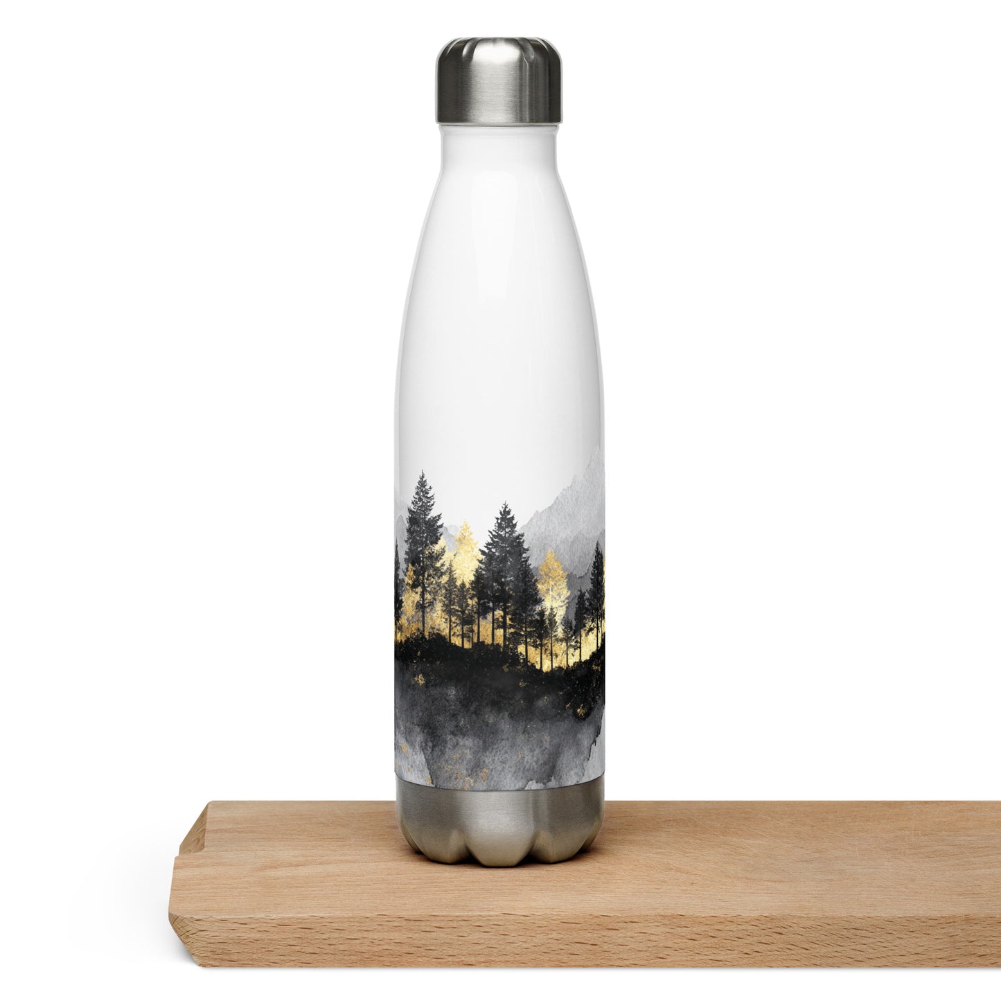 Bouteille isotherme "GOLDEN FOREST" - 500ml - Blanc