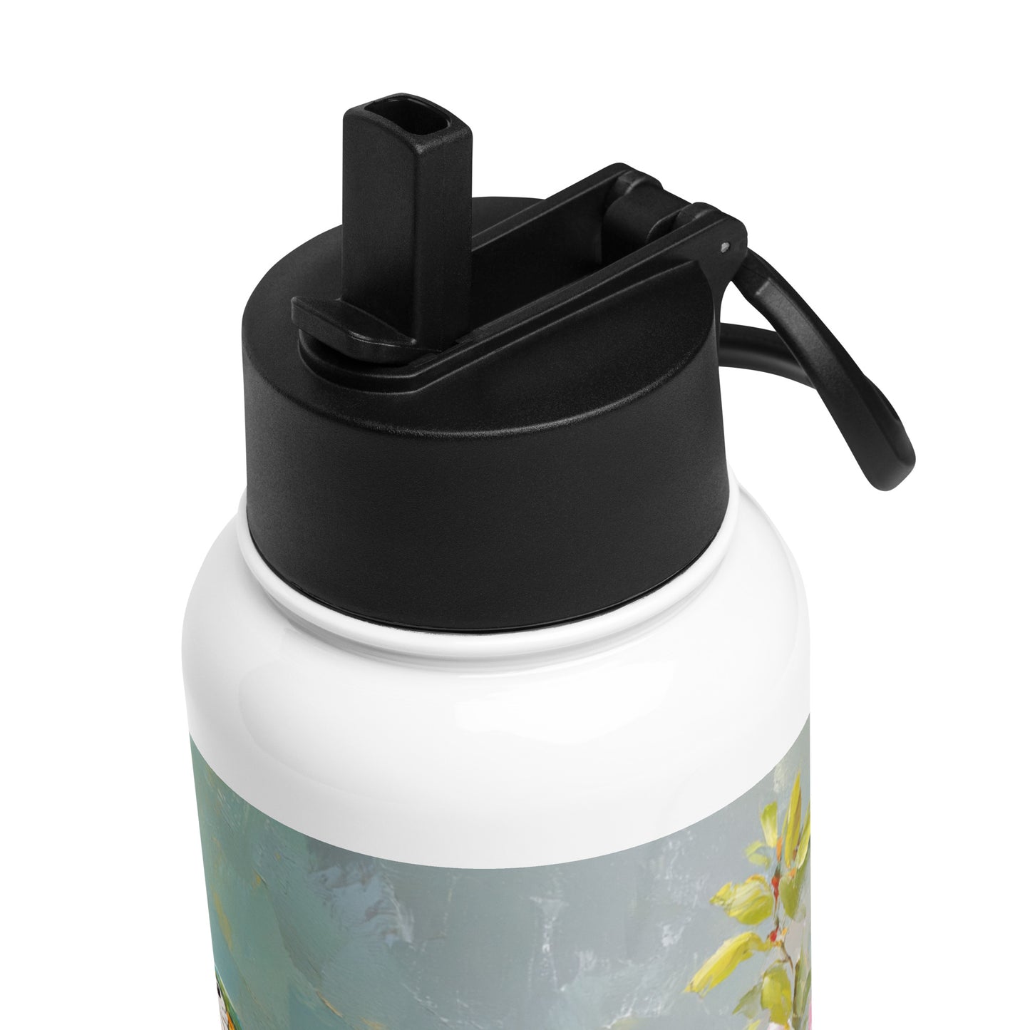 Bouteille isotherme XL avec paille "ARAS" - 950ml