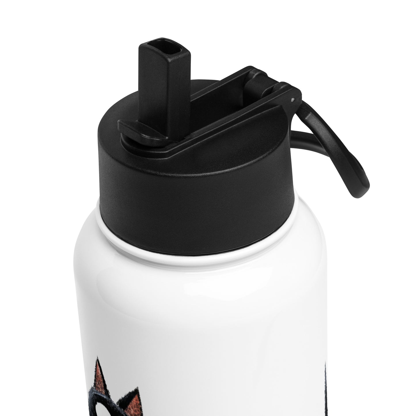 Bouteille isotherme XL avec paille "FUNNY CATS" - 950ml - French Bazar - 4170639_20175