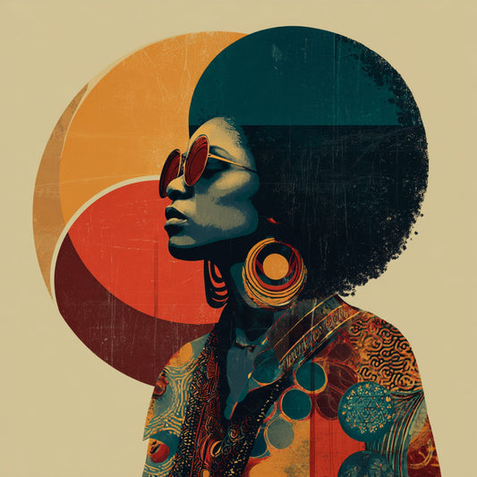 Tote Bag Bio "AFRO POWER" - Beige - French Bazar - 3025309_10458