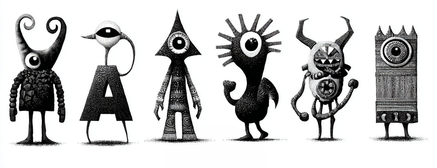 Mug Design "ALIENS" - Blanc / Noir