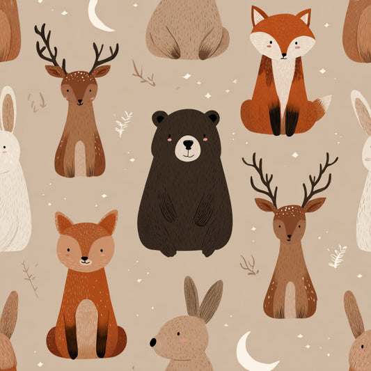 Tote Bag Shopping "ANIMAUX DE LA FORÊT" - French Bazar - 1902421_4533