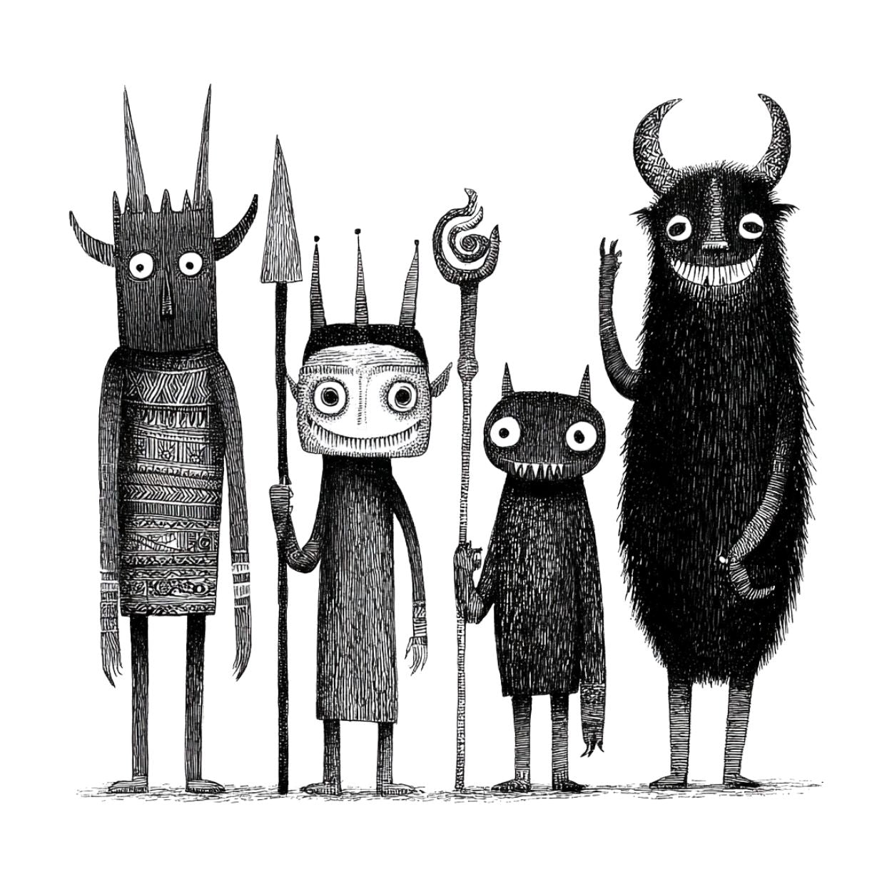 Tote Bag Shopping "ART BRUT" - French Bazar - 9772584_4533