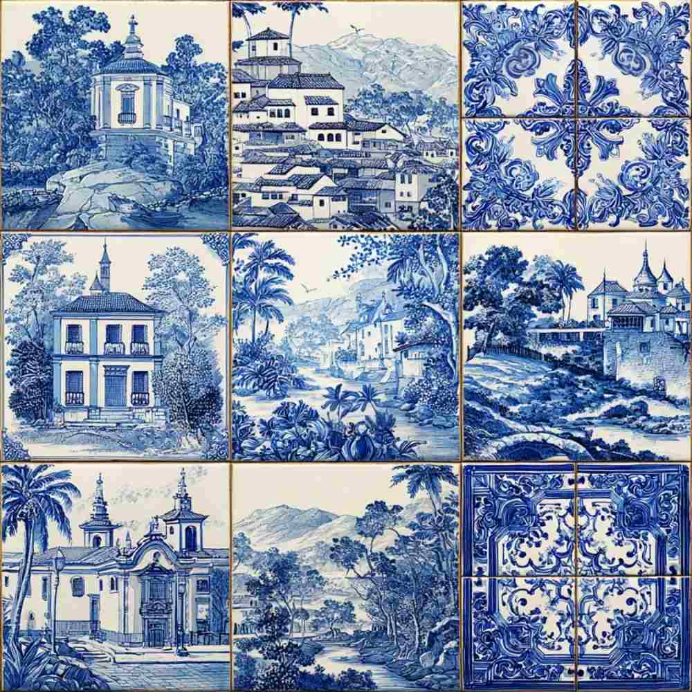 Tote Bag Shopping "AZULEROS"