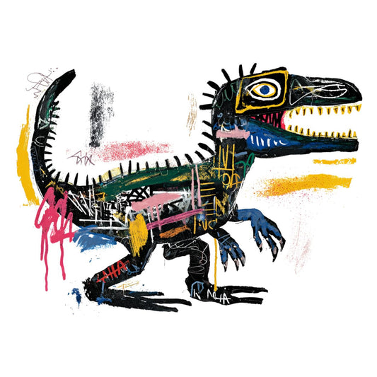 Tote Bag Shopping "BASQUIAT STYLE DINOSAUR" - French Bazar - 6760723_4533