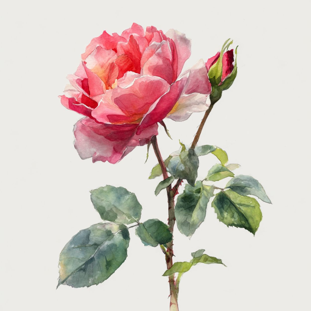 Tote Bag Shopping "BEAUTIFUL ROSE" - French Bazar - 6917184_4533