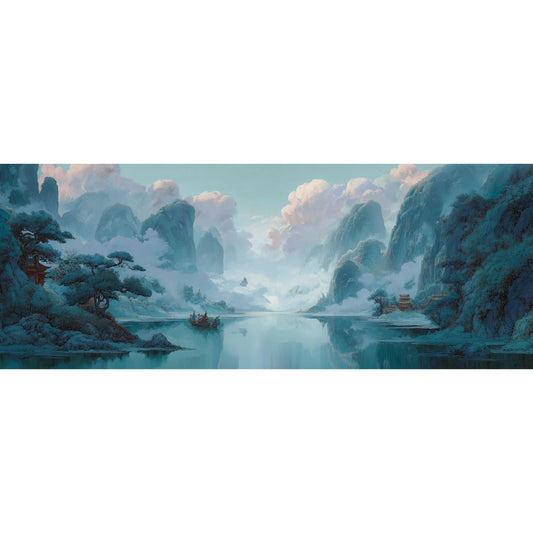 Mug Tendance "BLUE RIVER" - Blanc - French Bazar - 9351918_1320