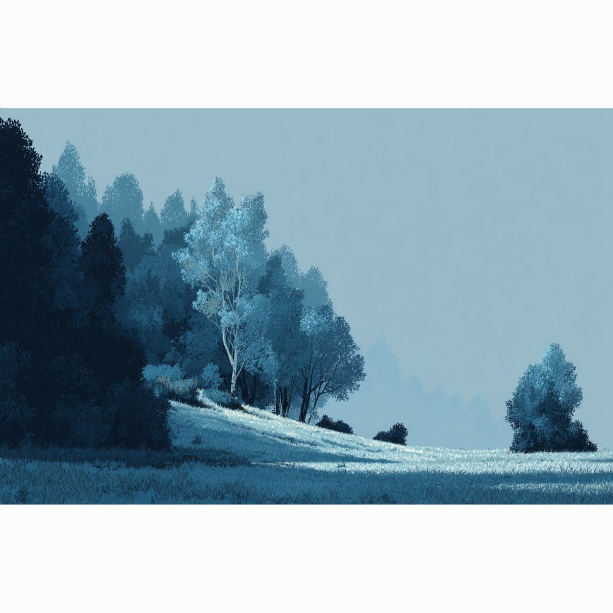 Bouteille isotherme XL avec paille "BLUE VALLEY"' - 950ml - French Bazar - 3880904_20175