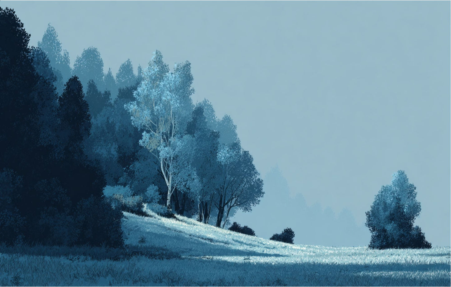 Bouteille isotherme XL avec paille "BLUE VALLEY"' - 950ml