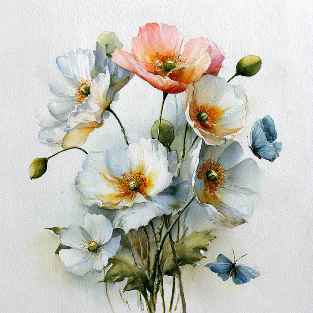 Tote Bag Shopping "BOUQUET CHAMPÊTRE"