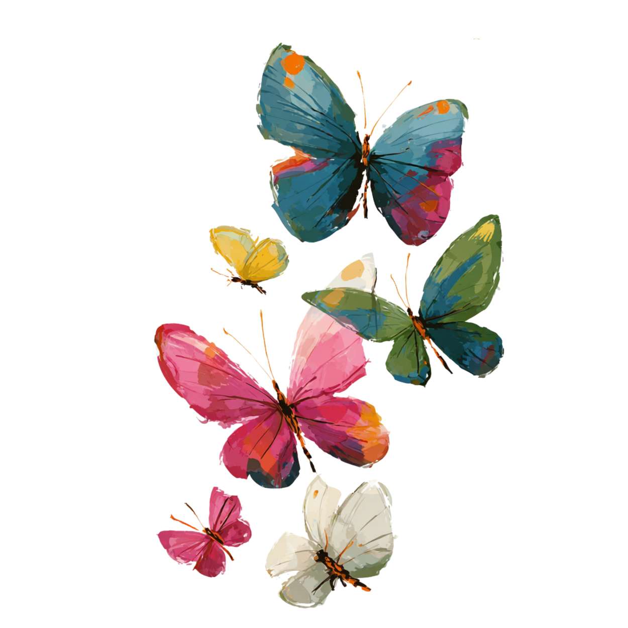 Sac Shopping Léger "BUTTERFLIES"