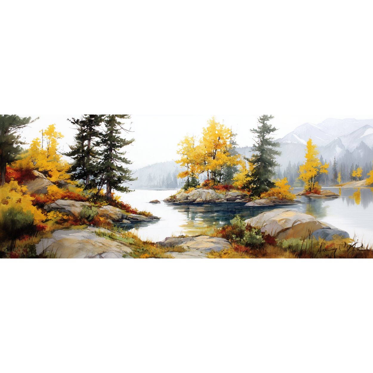 Mug Nature "CANADIAN AUTUMN" - Blanc - French Bazar - 6168608_1320