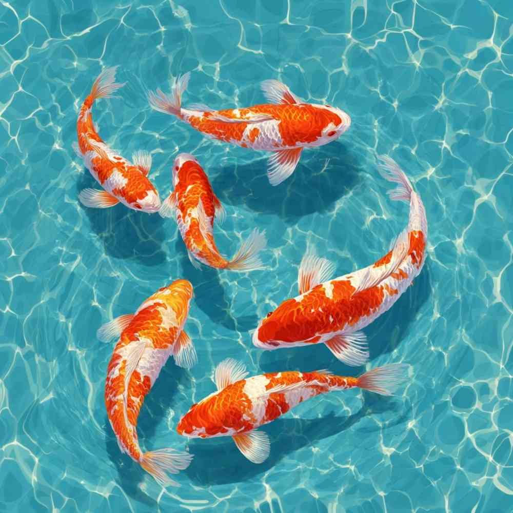 Tote Bag Shopping "CARPES KOI"