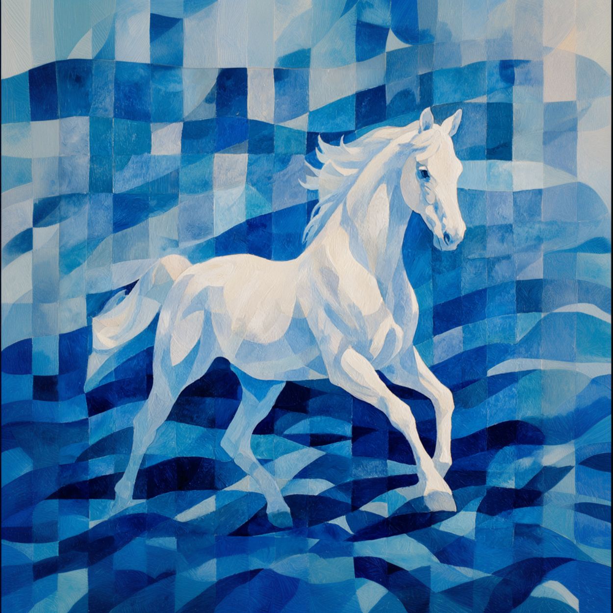 Tote Bag Shopping "CHEVAL BLANC" - French Bazar - 9093142_4533