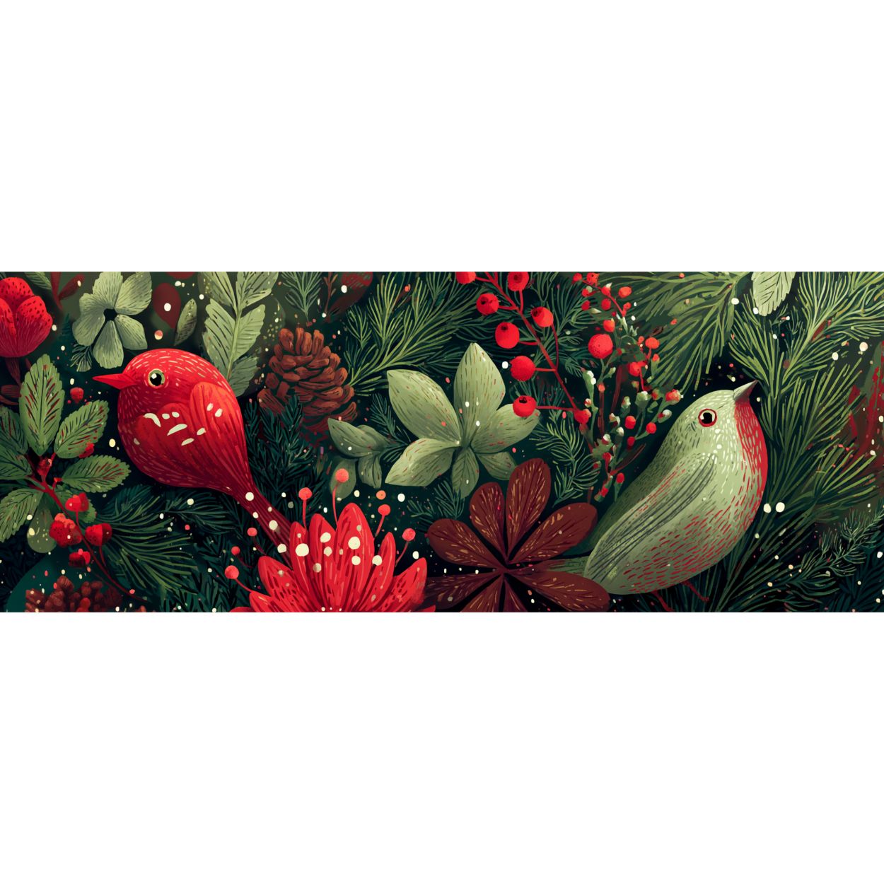 Mug Noël "CHRISTMAS BIRDS" - Noir - French Bazar - 3934177_9323