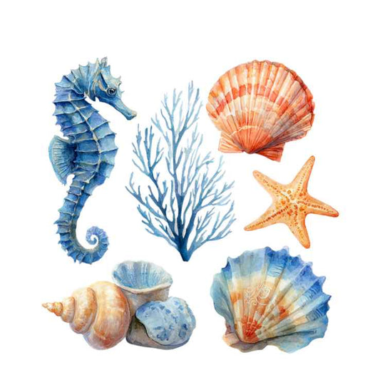 Tote Bag Shopping "COQUILLAGES"