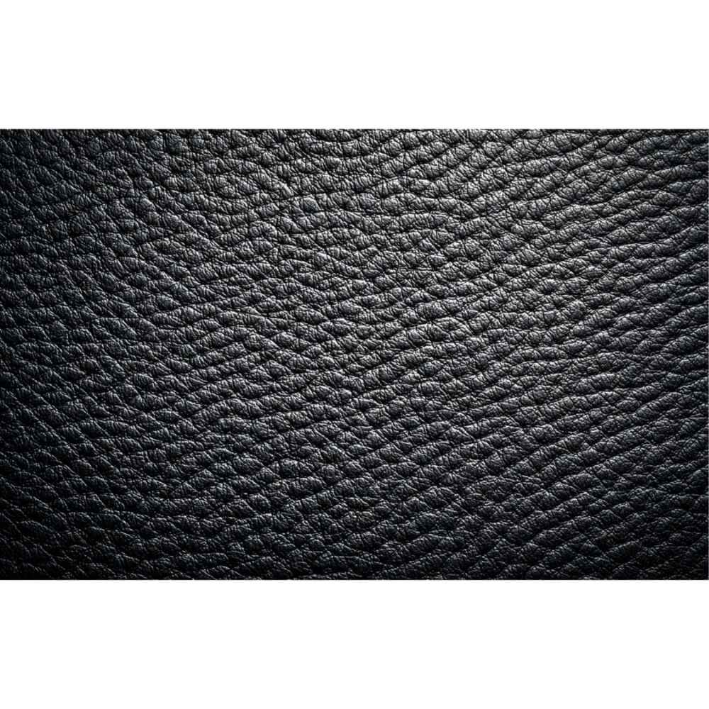 Bouteille isotherme "CUIR NOIR" - 500ml - Noir ou Blanc