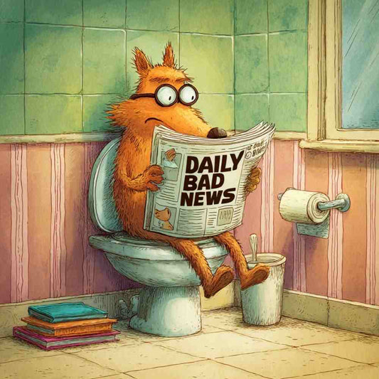 Tote Bag Shopping "DAILY BAD NEWS"