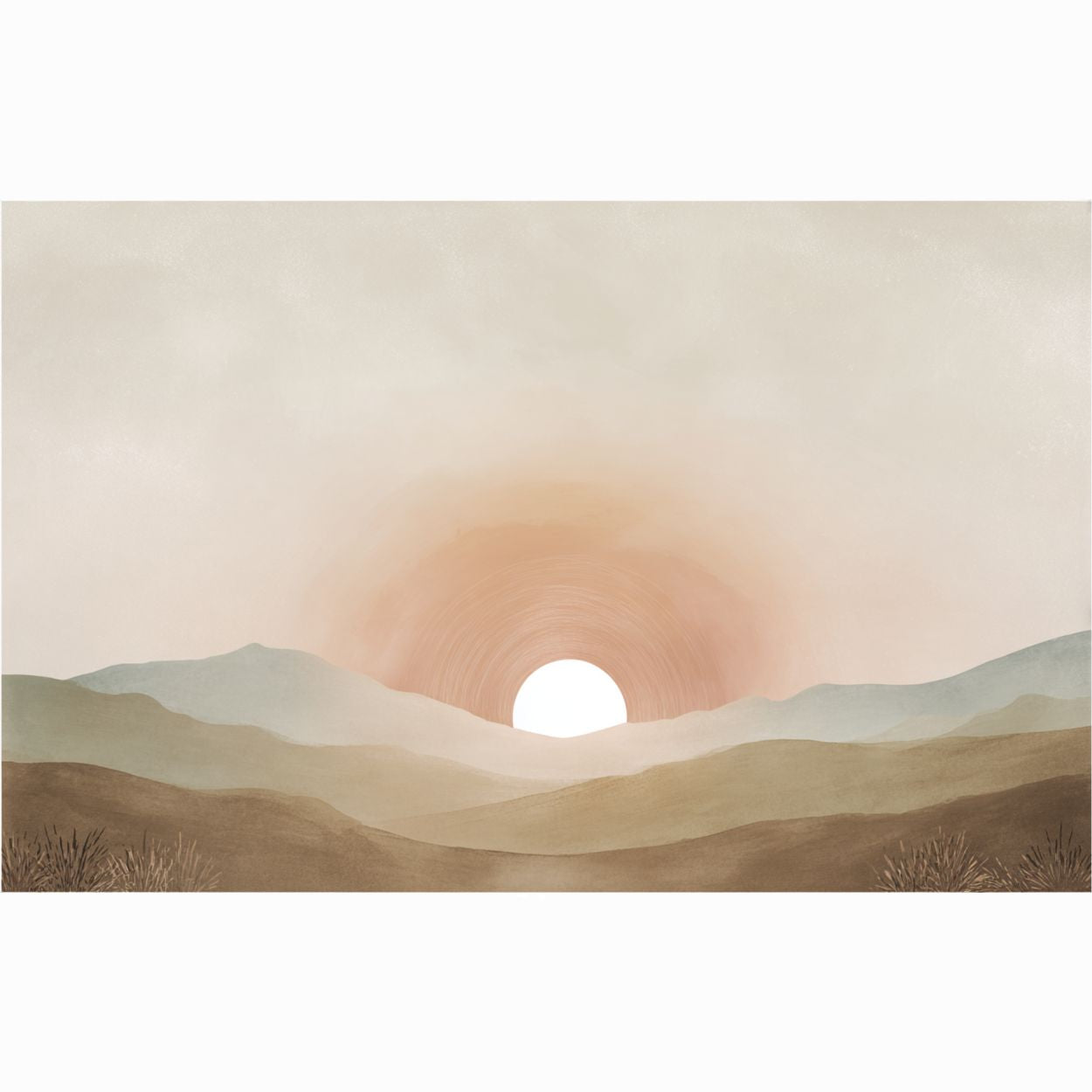 Bouteille isotherme XL avec paille "DESERT SUN" - 950ml - French Bazar - 8111013_20175