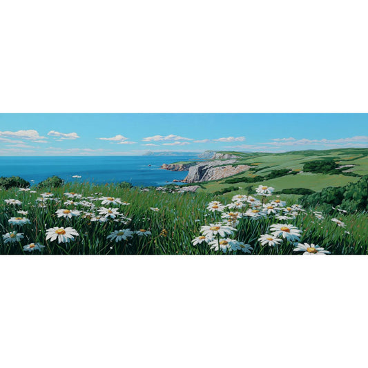 Mug Design "FALAISES SUR MER" - Blanc / Bleu, Jaune ou Noir - French Bazar - 5473525_11051