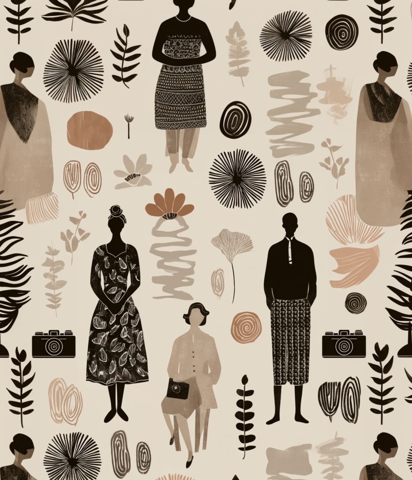 Sac Shopping Léger "FASHION SILHOUETTES" - French Bazar - 5244192_22801