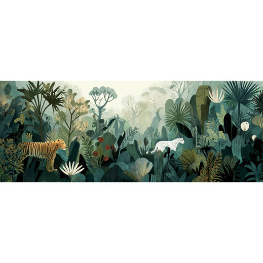 Mug Tendance "FÉLINS DANS LA JUNGLE" - Blanc - French Bazar - 7824576_1320