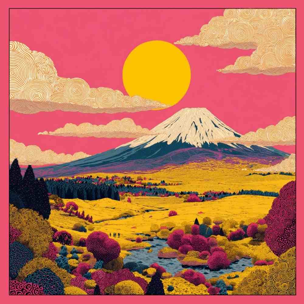 Tote Bag Shopping "FUJI"