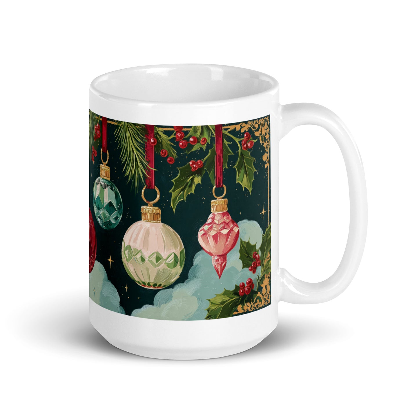Grand Mug Boules de Noel