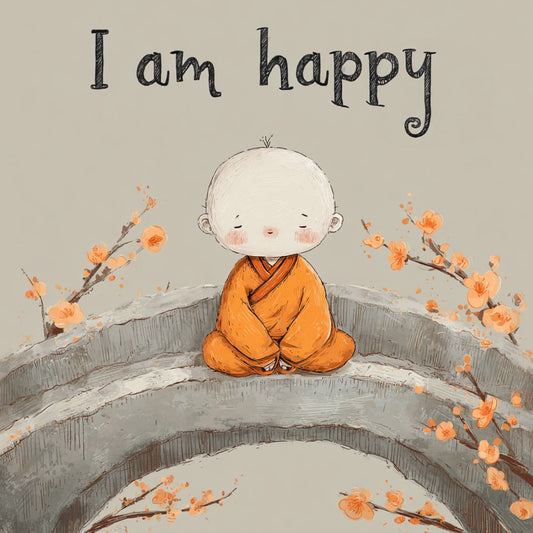 Tote Bag Bio "HAPPY BONZE" - Beige - French Bazar - 3100819_10458