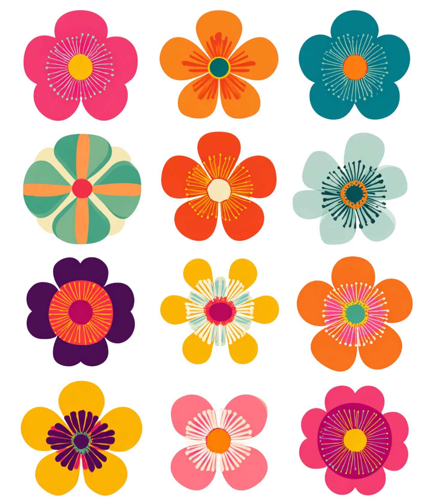 Sac Shopping Léger "HIPPIE FLOWERS" - French Bazar - 1464333_22801